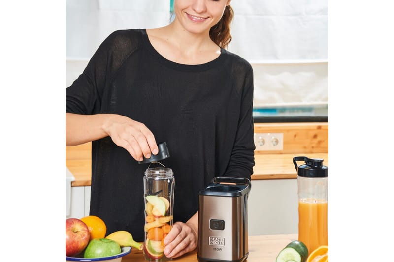 Smoothiemixer Black+Decker 350W - Grå - Husholdning - Madlavning & Bagning - Køkkenudstyr - Øvrige køkkenredskaber