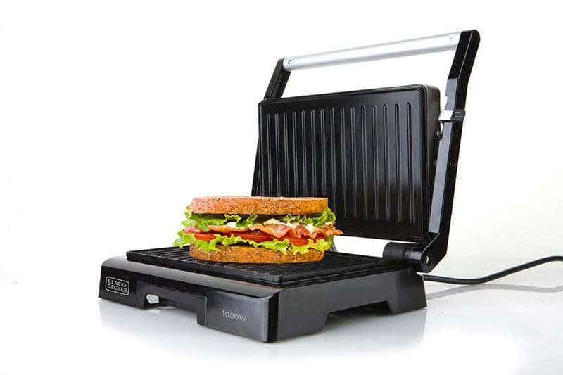 Sort + DEKKER Bordgrill Mini - BLACK+DECKER - Køkkenudstyr - Toasters & sandwichgrille