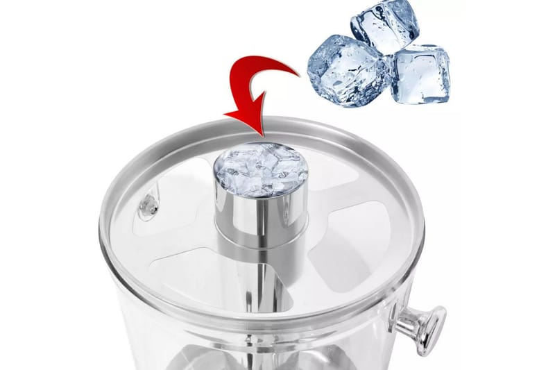 Tripeljuicedispenser Rustfrit Stål 3 X 8 L - Sølv - Husholdning - Madlavning & Bagning - Køkkenudstyr - Øvrige køkkenredskaber