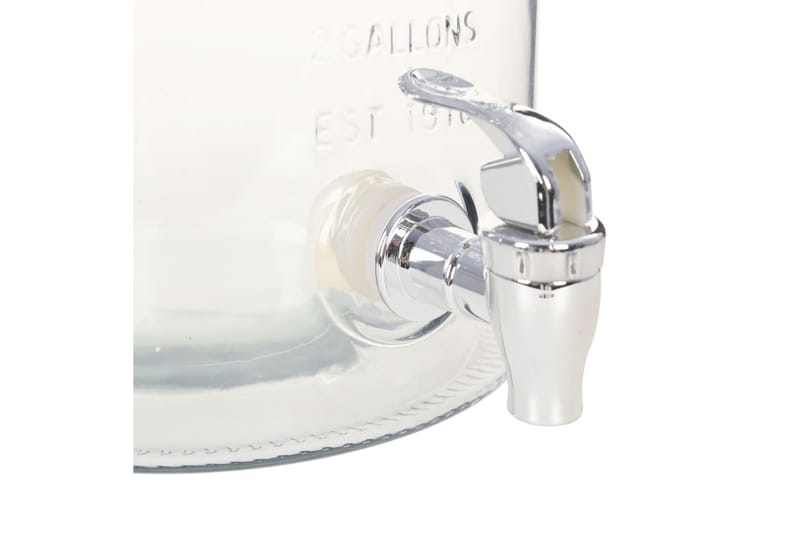 vanddispenser XXL med tappehane gennemsigtig 8 l glas - Øvrige køkkenredskaber - Køkkenudstyr