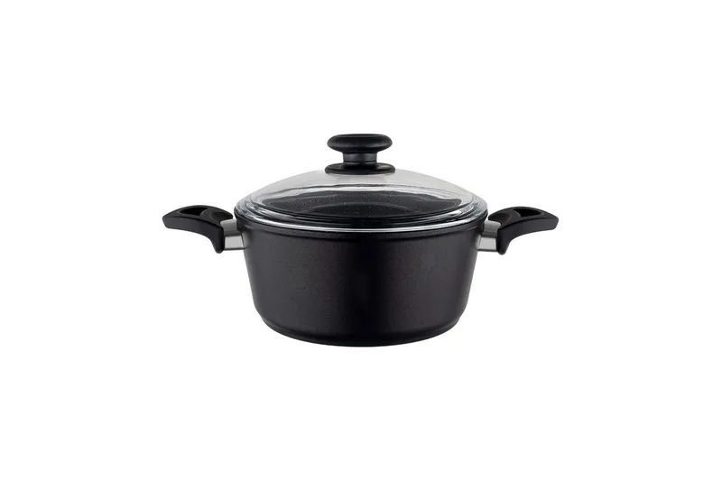 Pottesæt (7 stykker) Ashmoor Sort - Sort - Husholdning - Madlavning & Bagning - Gryder og kasseroller