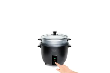 Riskoger Black+Decker 1,8L Sort - Sort - Husholdning - Madlavning & Bagning - Køkkenudstyr