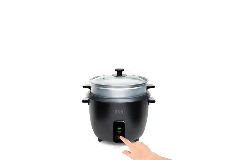 Riskoger Black+Decker 1,8L Sort - Sort - Husholdning - Madlavning & Bagning - Køkkenudstyr