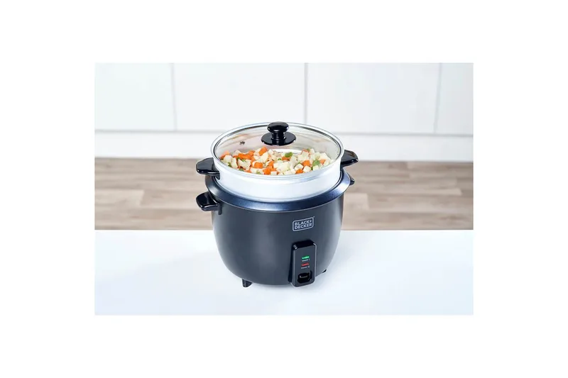 Riskoger Black+Decker 1,8L Sort - Sort - Husholdning - Madlavning & Bagning - Køkkenudstyr