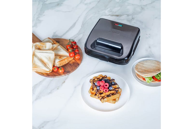 Smørrebrødgrill Black+Decker Sandwich Vaffel - Husholdning - Madlavning & Bagning - Køkkenudstyr