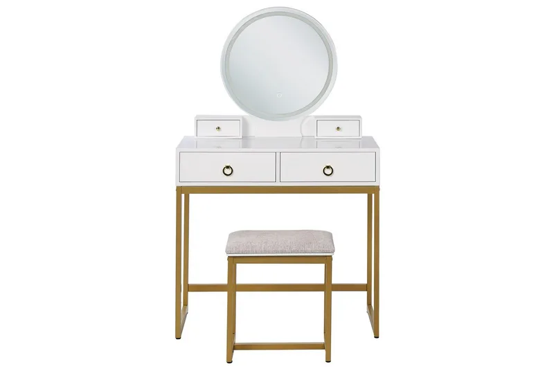 Sminkebord Auxon - Møbler - Borde - Sminkebord & konsolbord - Makeup bord med spejl
