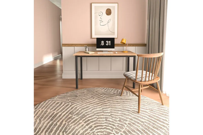 Viva Skrivebord 140 cm - Eg/Sort - Møbler - Borde - Kontorbord - Skrivebord