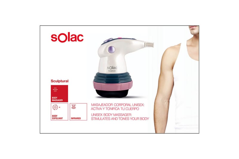SOLAC Massageapparat Sculptural - smertelindring - Massagepistol