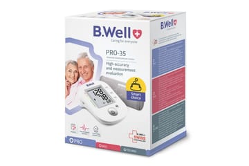 Blodtryksmåler B.Well Pro-35 - Hvid|Grå - Husholdning - Personpleje & helbred