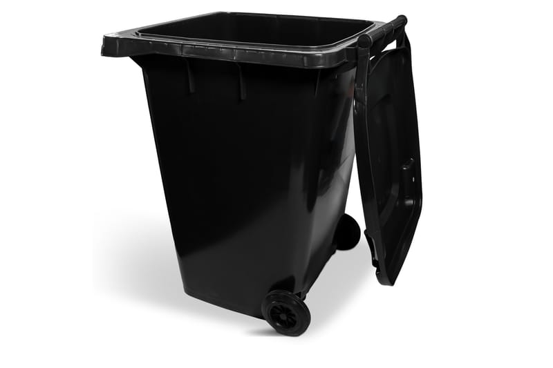 Skraldespand 360L - Grå - Affaldscontainer & affaldsbeholder