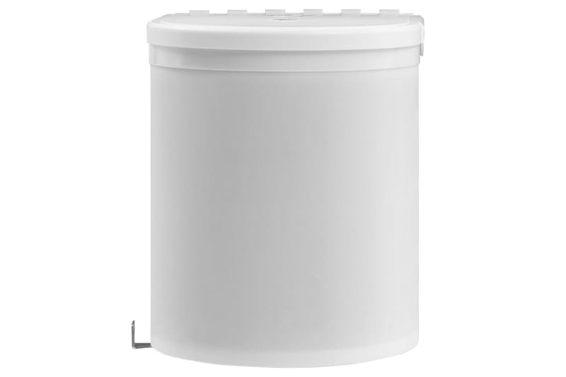 Indbygget Skraldespand Til Køkkenet 12 L Plastik - Hvid - Papirkurv