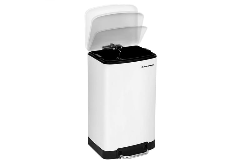Qrisp Pedalspand 30 liter til køkkenet - Songmics - Skraldespand & affaldsbeholder