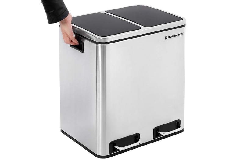 Qrisp Papirkurv 30 liter - Songmics - Skraldespand & affaldsbeholder