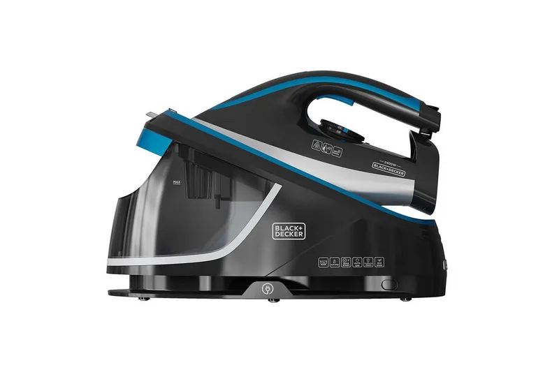 Dampstation Black+Decker Sort 2400W 1.5L, Sort