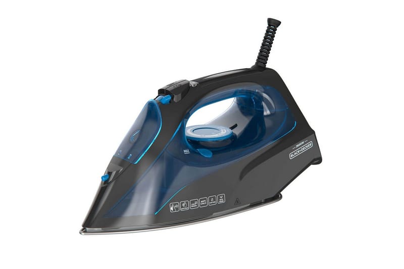 Dampstrygejern Black+Decker 2600W Blå - Blå - Husholdning - Rengøring & tøjpleje - Tøjpleje