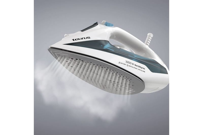 Dampstrygejern Taurus Bali 3200 X-Slide - Blå||Hvid - Husholdning - Rengøring & tøjpleje - Tøjpleje