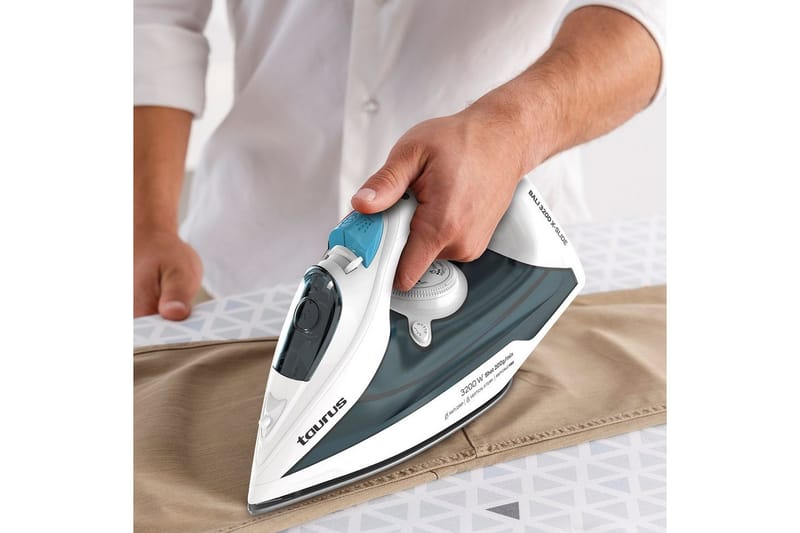 Dampstrygejern Taurus Bali 3200 X-Slide - Blå||Hvid - Husholdning - Rengøring & tøjpleje - Tøjpleje