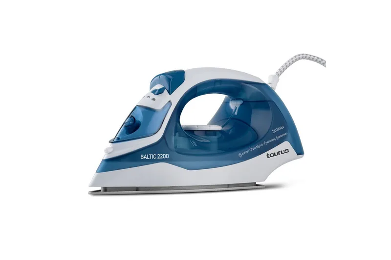 Dampstrygejern Taurus Baltic 2200W, Blå||Hvid