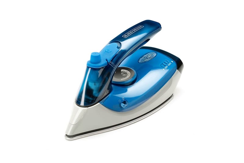Rejsejern Black+Decker 1100W Blå/Sort - Husholdning - Rengøring & tøjpleje - Tøjpleje
