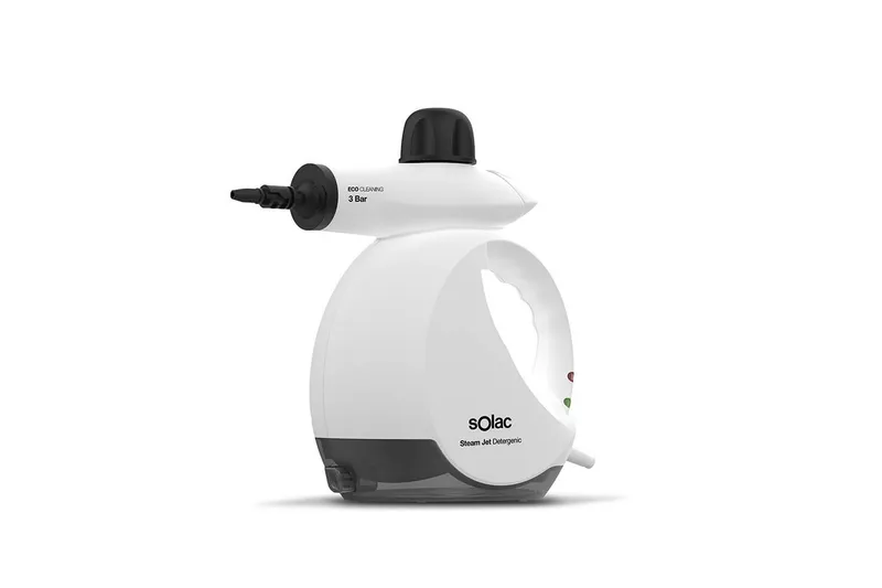 Dampvasker Solac Miljøvenlig 1200W, Hvid