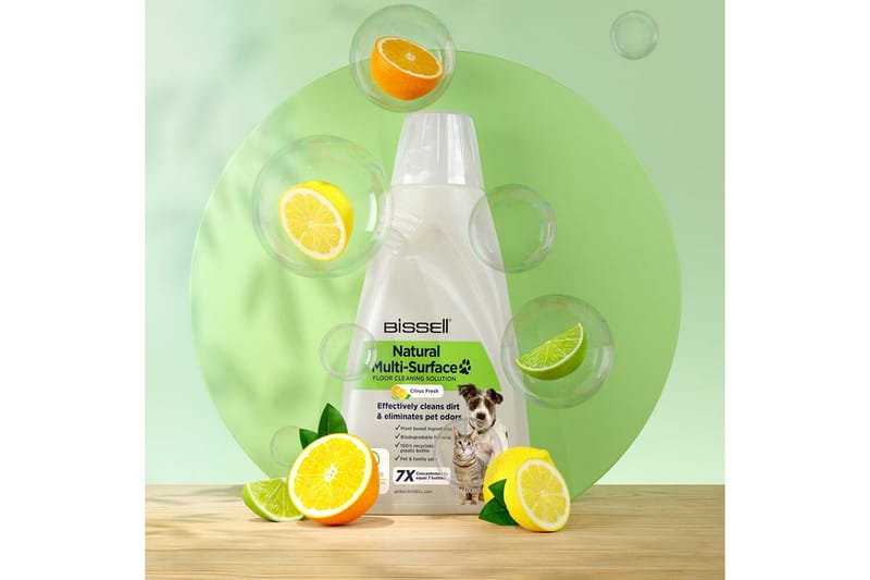 Gulvrengøringsmiddel Bissell Naturlig Multi-Overflade Kæledyr - Hvid||Grøn - Husholdning - Rengøring & tøjpleje - Støvsugere
