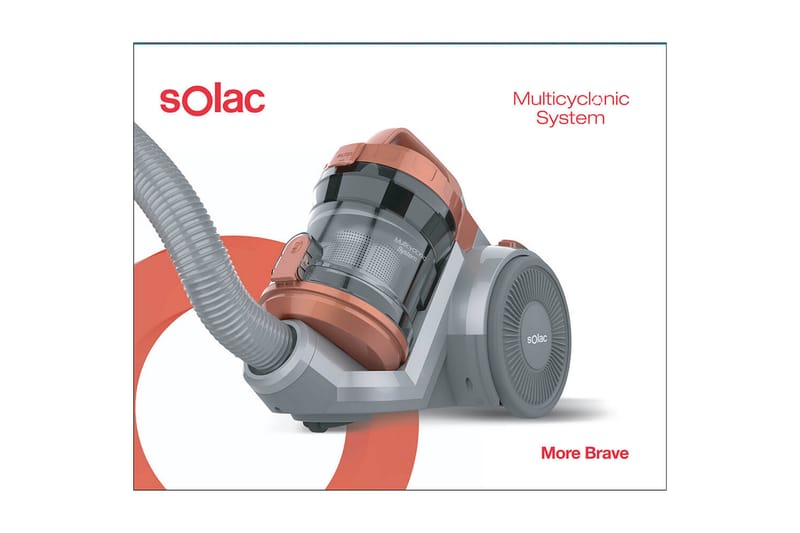 SOLAC Poseløs Støvsuger More Brave 800W - Husholdning - Rengøring & tøjpleje - Støvsugere