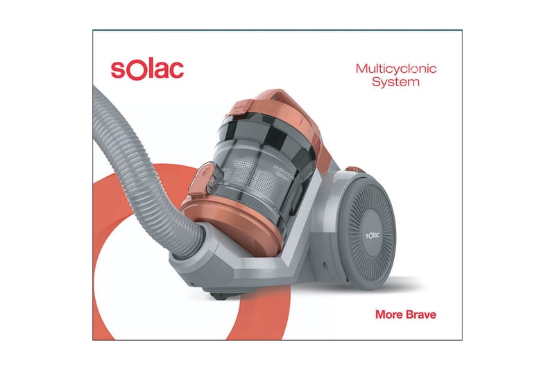 Støvsuger Solac More Brave Posefri 800W - Husholdning - Rengøring & tøjpleje - Støvsugere