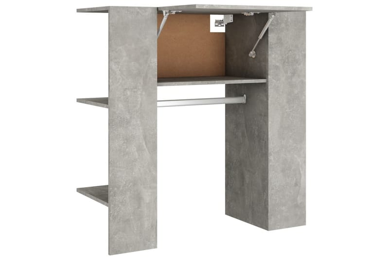 beBasic entrÃ©møbel 97,5x37x99 cm konstrueret træ betongrå - GrÃ¥ - Opbevaring - Tøjopbevaring - Knagerækker - Tøjstativ