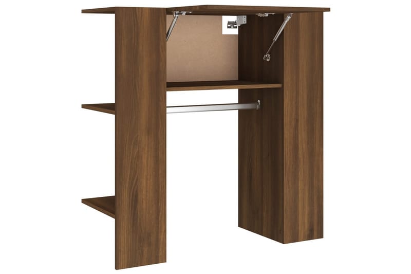 beBasic entrÃ©møbel 97,5x37x99 cm konstrueret træ brun egetræsfarve - Brun - Opbevaring - Tøjopbevaring - Knagerækker - Tøjstativ
