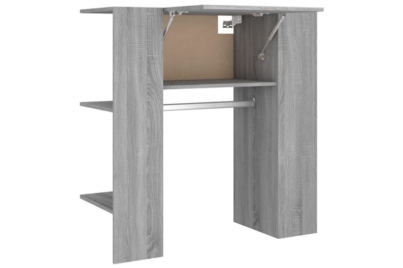 beBasic entrÃ©møbel 97,5x37x99 cm konstrueret træ grå sonoma-eg - GrÃ¥ - Opbevaring - Tøjopbevaring - Knagerækker - Tøjstativ