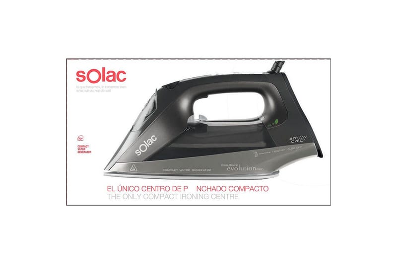 Dampstrygejern Solac Easy Temp Evolution Pro - Husholdning - Rengøring & tøjpleje - Tøjpleje