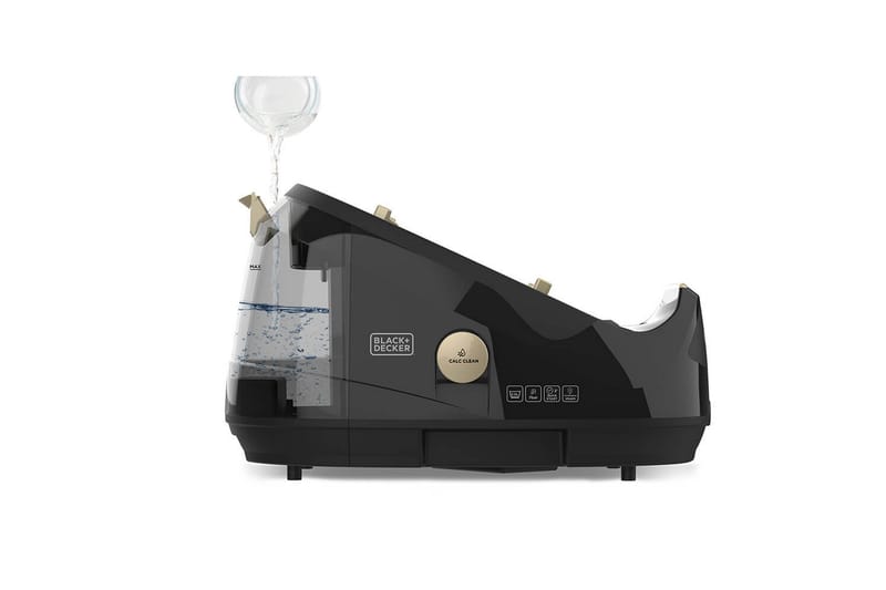 Sort + DECKER Dampstation - BLACK+DECKER - Husholdning - Rengøring & tøjpleje - Tøjpleje