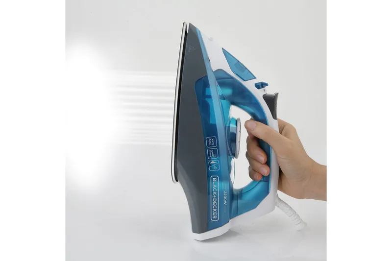 Dampstrygejern Black+Decker 2200W Blå - Blå||Sort - Husholdning - Rengøring & tøjpleje - Tøjpleje