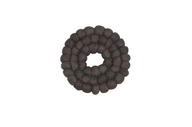 Rulle Grydeunderlag Rund Ø19 cm, Grå