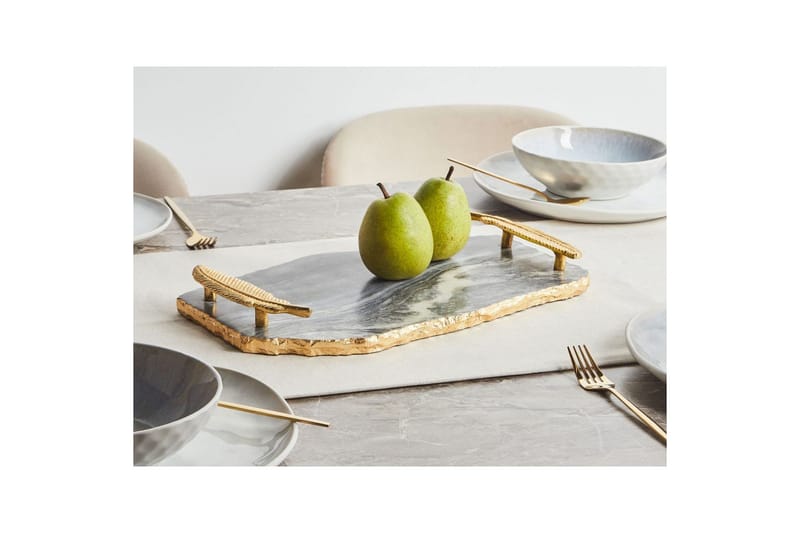 Bricka Beliani Zografou Dark grey||GOLD - Husholdning - Servering & opdækning - Andet til opdækning & servering - Oplægning & serveringstilbehør