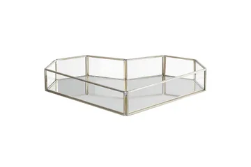Bricka Beliani Pontivy Guld/transparent Silver||Multicolored - Husholdning - Servering & opdækning - Andet til opdækning & servering - Oplægning & serveringstilbehør