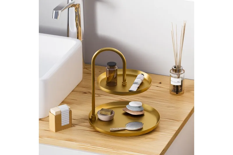 Dekorativt Metal Tilbehør Mirven - Guld - Husholdning - Servering & opdækning - Andet til opdækning & servering - Oplægning & serveringstilbehør