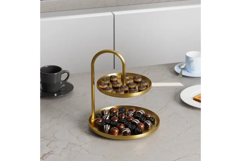 Dekorativt Metal Tilbehør Mirven - Guld - Husholdning - Servering & opdækning - Andet til opdækning & servering - Oplægning & serveringstilbehør