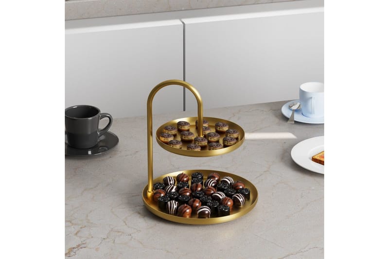 Dekorativt Metal Tilbehør Mirven - Guld - Husholdning - Servering & opdækning - Andet til opdækning & servering - Oplægning & serveringstilbehør