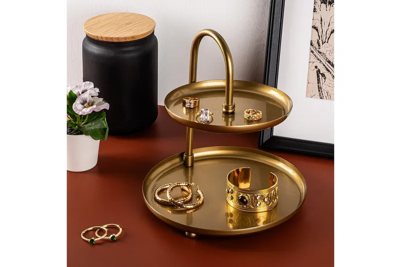 Dekorativt Metal Tilbehør Mirven - Guld - Husholdning - Servering & opdækning - Andet til opdækning & servering - Oplægning & serveringstilbehør