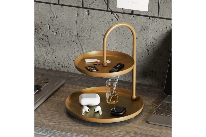 Dekorativt Metal Tilbehør Mirven - Guld - Husholdning - Servering & opdækning - Andet til opdækning & servering - Oplægning & serveringstilbehør