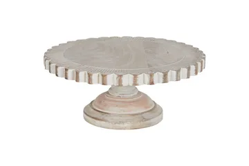 Tårtfat Beliani Memfis Light colored wood||White - Husholdning - Servering & opdækning - Andet til opdækning & servering - Oplægning & serveringstilbehør