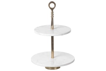 Tårtfat Beliani Tarum White||GOLD - Husholdning - Servering & opdækning - Andet til opdækning & servering - Oplægning & serveringstilbehør