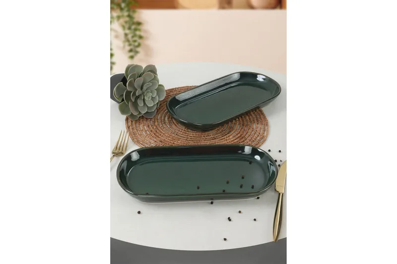 Karpenter Serveringsfad 12,2 cm, Mørkegrøn