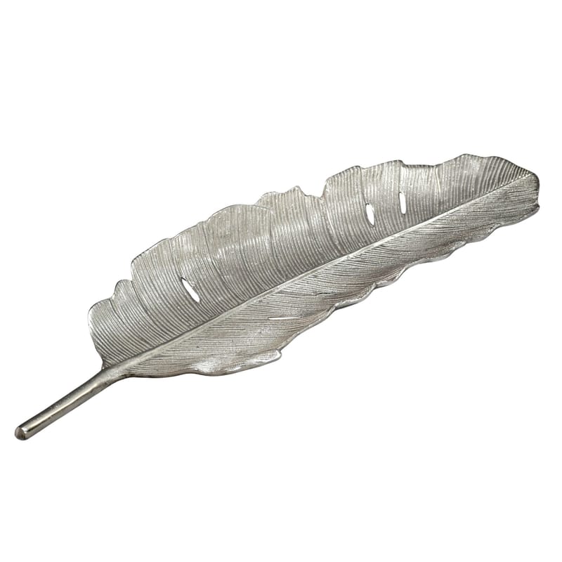Kelvik dekorationsskål Blad i aluminium - sølv - Husholdning - Servering & opdækning - Bakker & fade