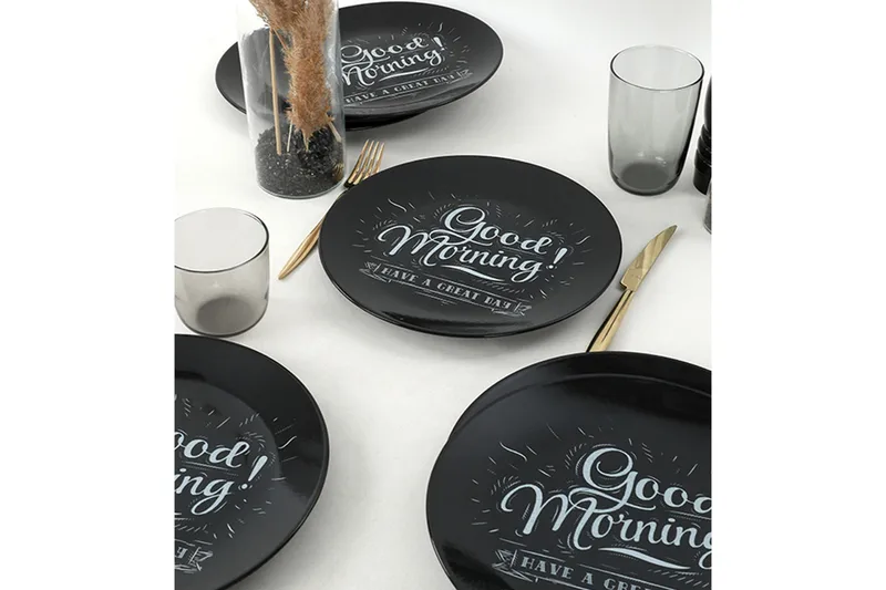 Khati Serveringsfad 25 cm, Sort