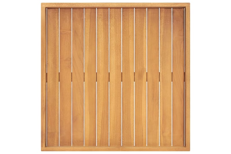 serveringsbakke 60x60 cm massivt teaktræ - Brun - Husholdning - Servering & opdækning - Bakker & fade - Serveringsbakker