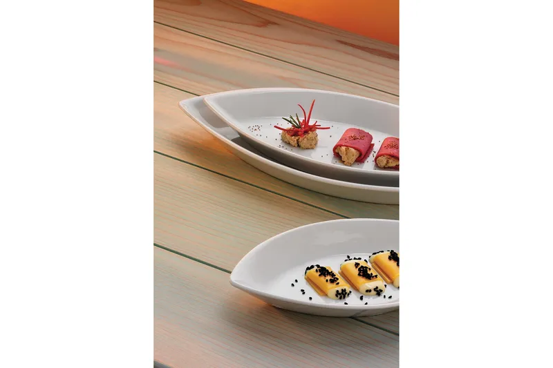 Serveringsfad - Hvid - Husholdning - Servering & opdækning - Bakker & fade