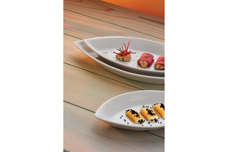 Serveringsfad - Hvid - Husholdning - Servering & opdækning - Bakker & fade
