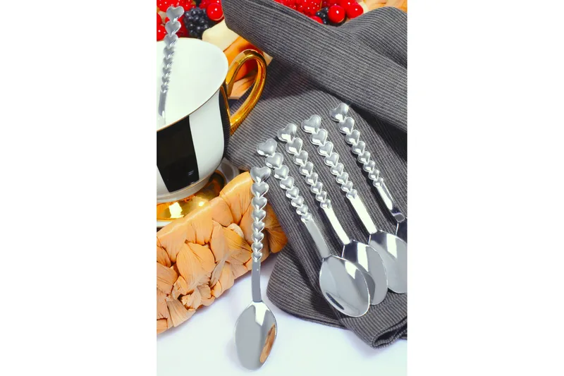 Skesæt 12 stk - Sølv - Husholdning - Servering & opdækning - Bestik - Skeer